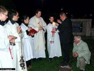 Húsvéti Vigilia fényünnepsége Vokányban