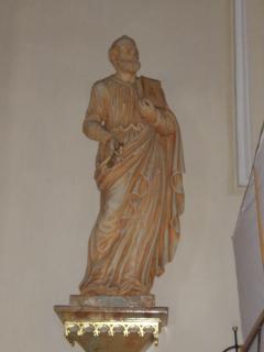 Vokányi Plébániatemplom - Szent Péter apostol szobra
